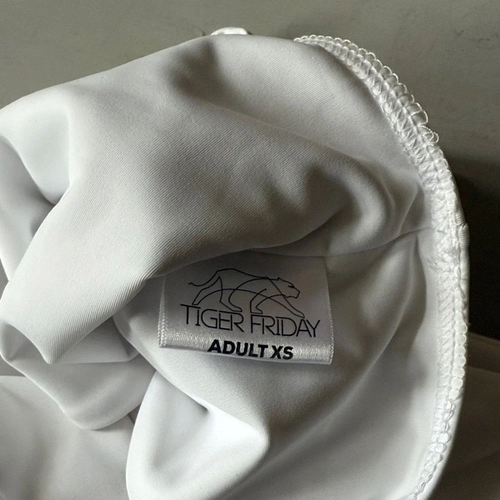 Tiger Friday Fleur Crop Top-White - Picture 3 of 5